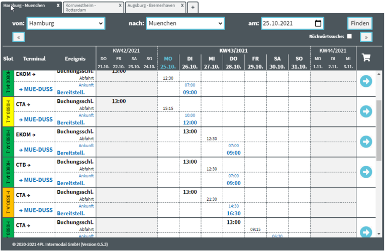 IMSLOT Modules “TimeTable”